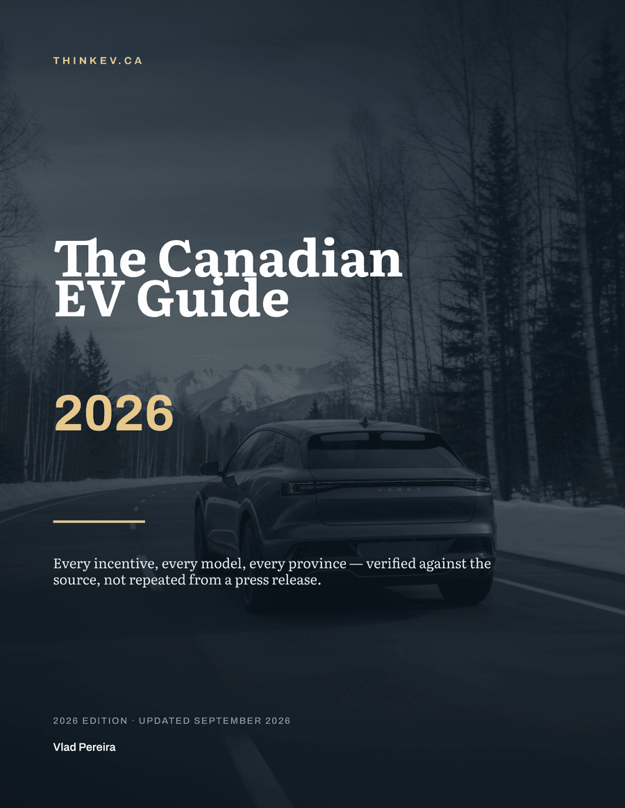 The Canadian EV Guide 2026 cover