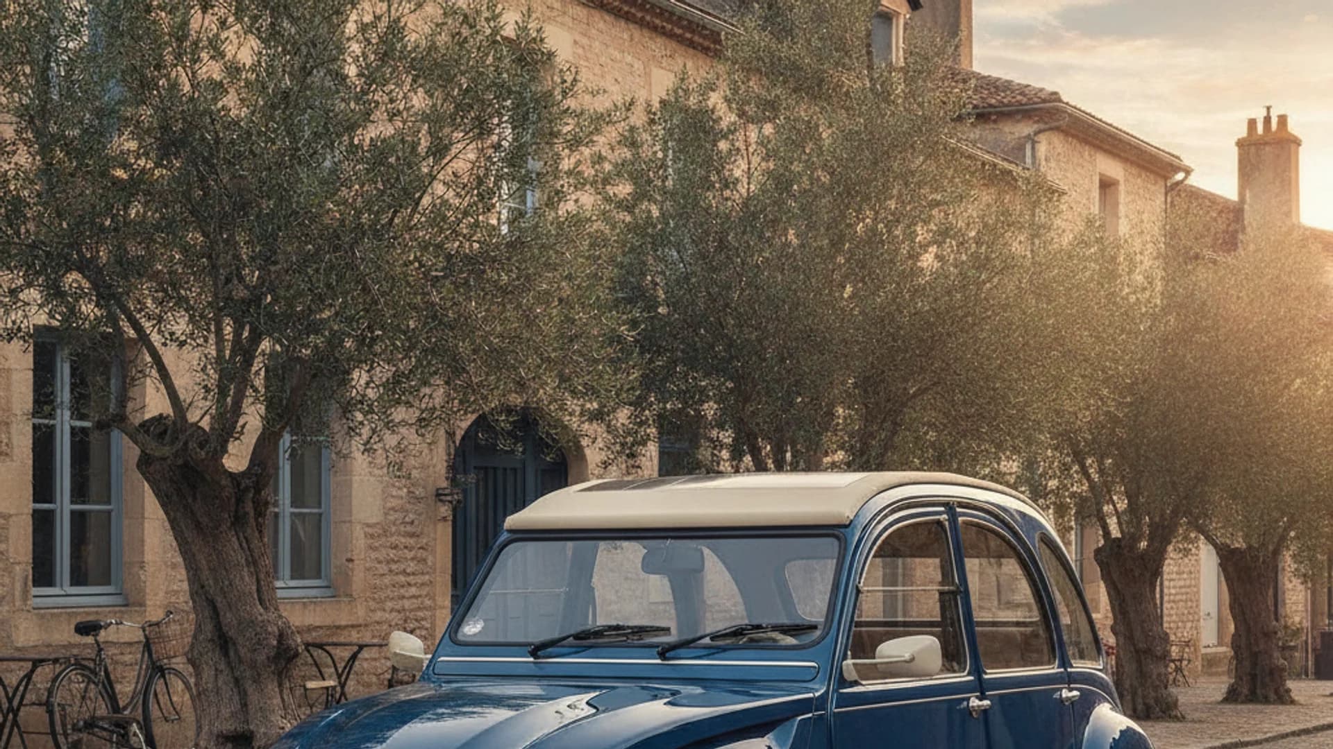 citro 2cv returns electric vehicle front three-quarter view