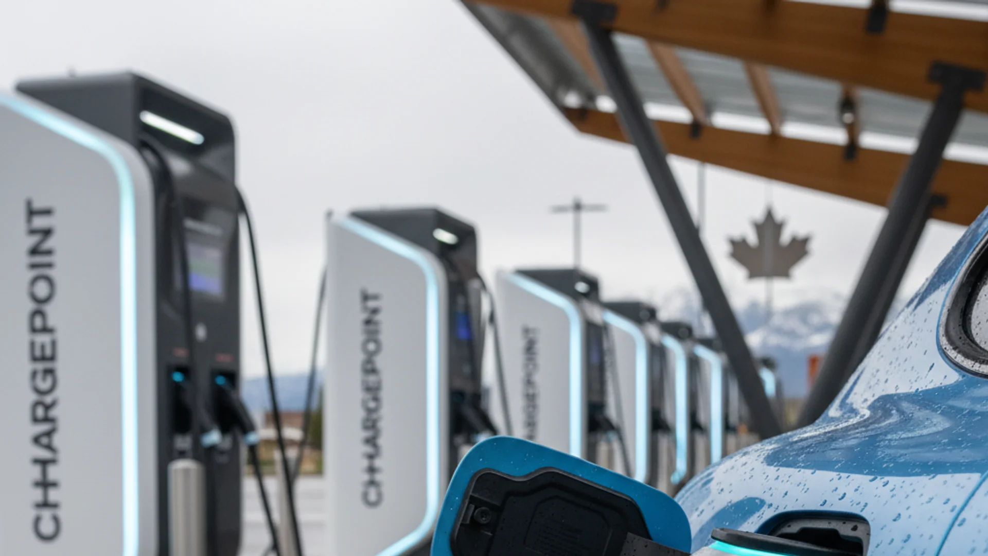 EV charging cost calculator illustration showing Canadian provincial rate divergence