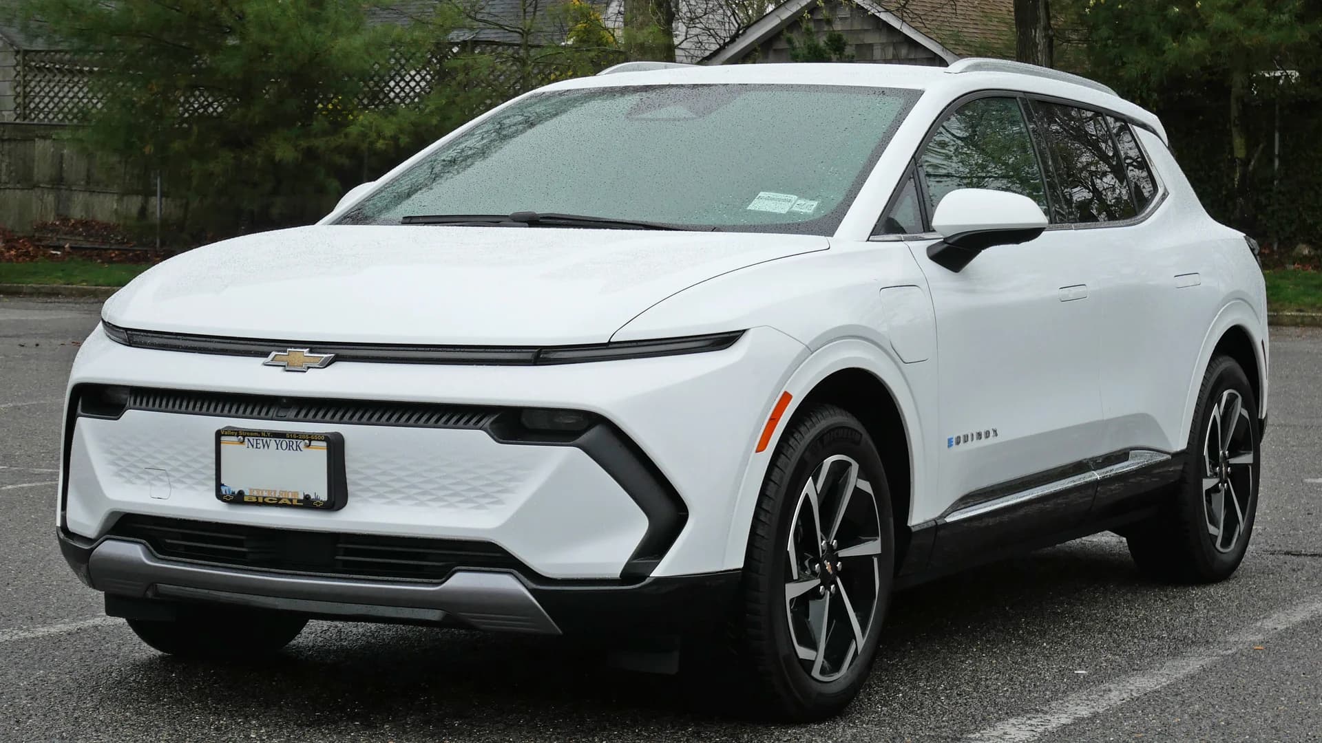 Chevrolet Equinox EV electric crossover, front three-quarter view