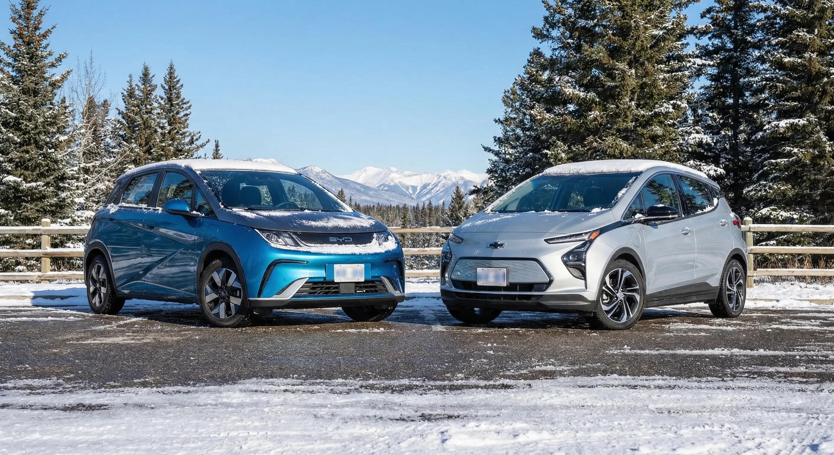 BYD Dolphin vs Chevy Bolt 2027 side by side comparison