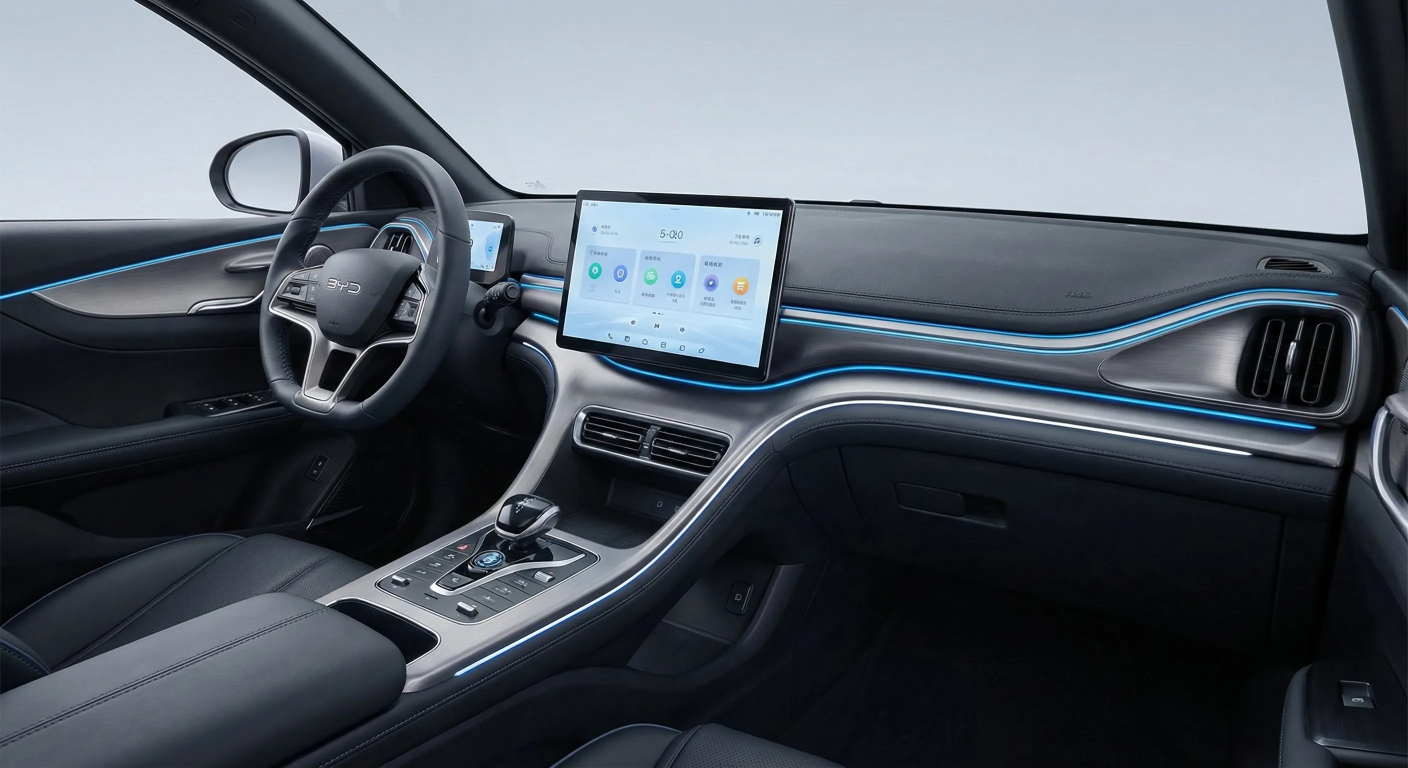 BYD Seagull Canada Preview interior dashboard and touchscreen