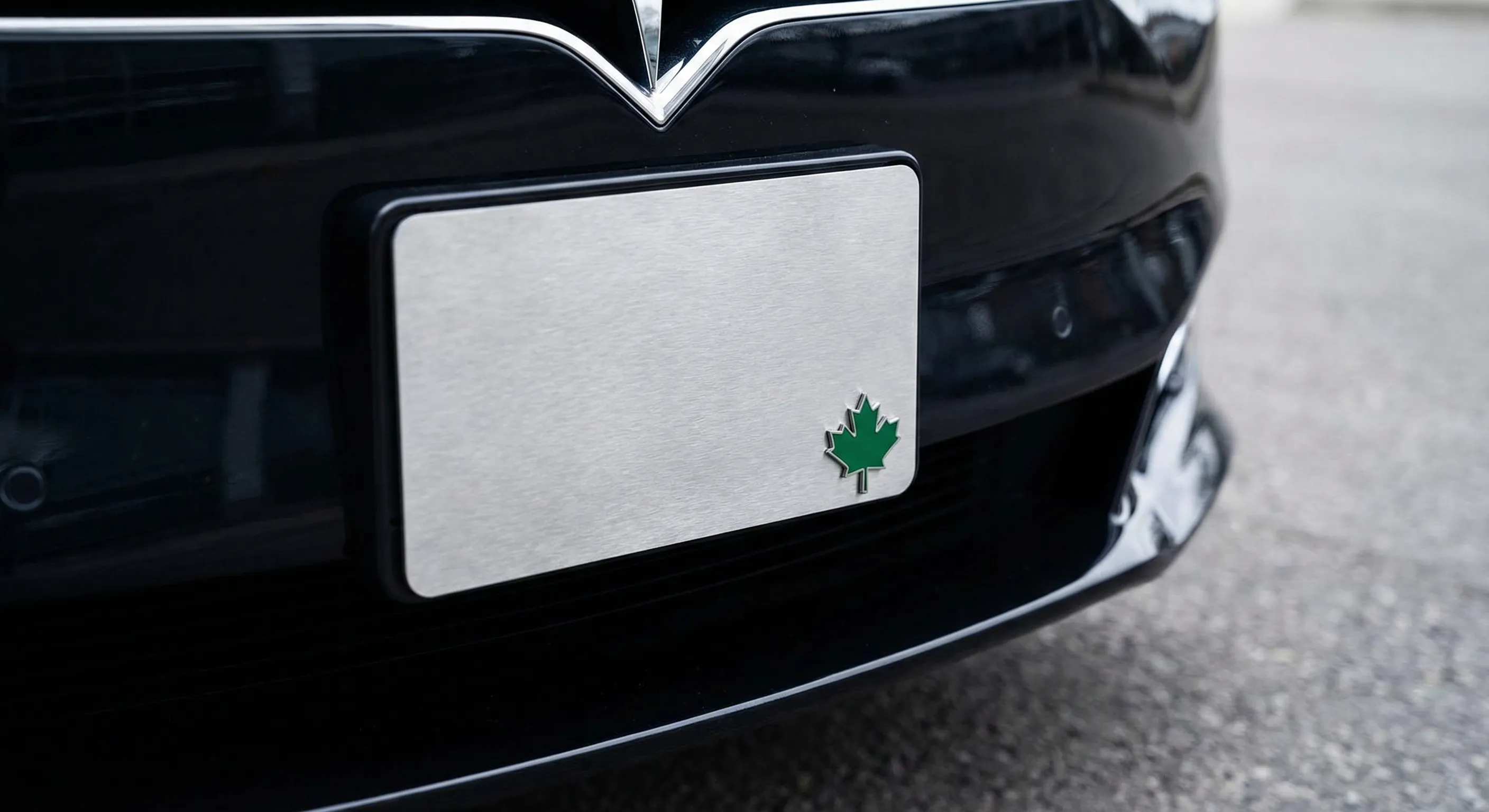 Electric vehicle detail shot in Canada