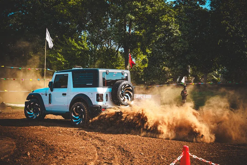 Chery Jaecoo 7 SUV in an outdoor adventure setting