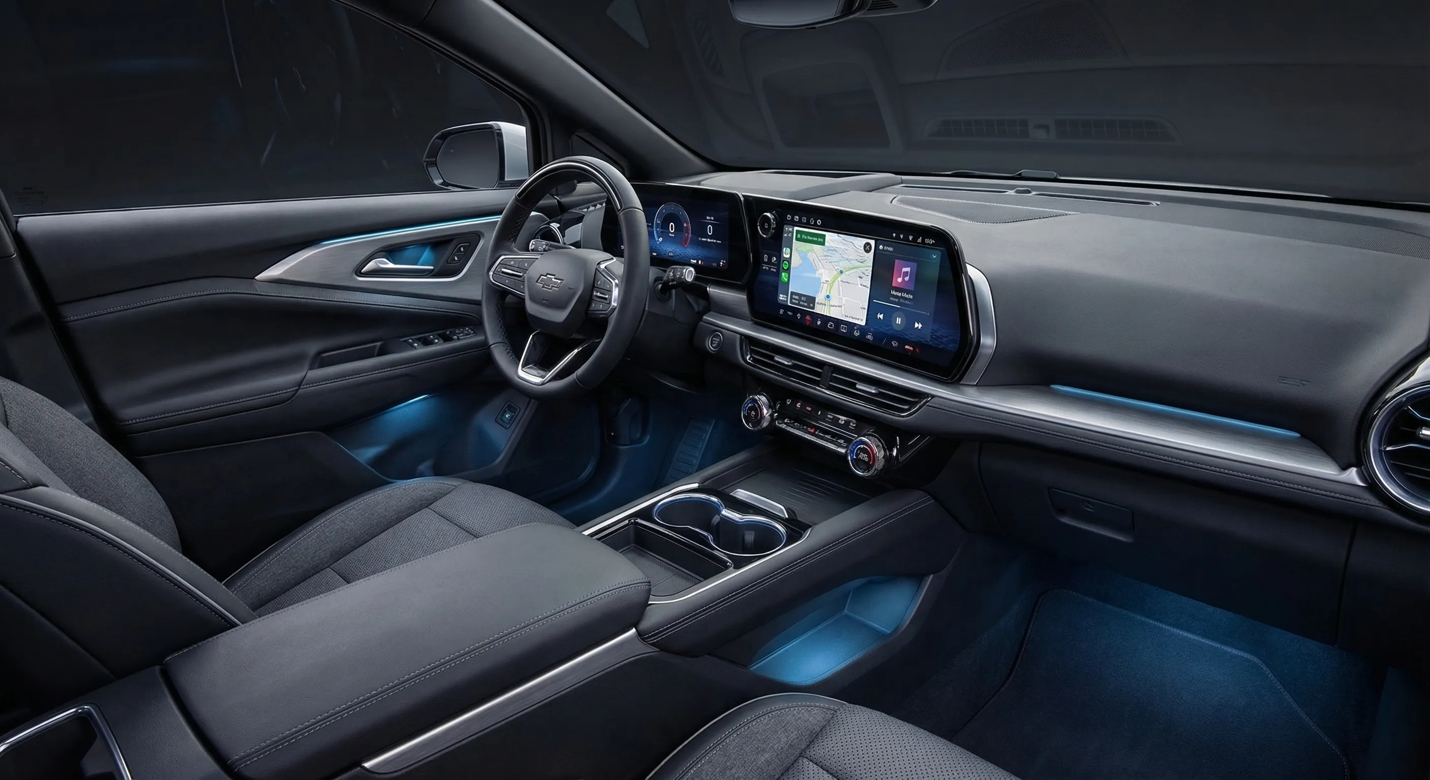 Chevy Equinox EV Canada Review interior dashboard and touchscreen