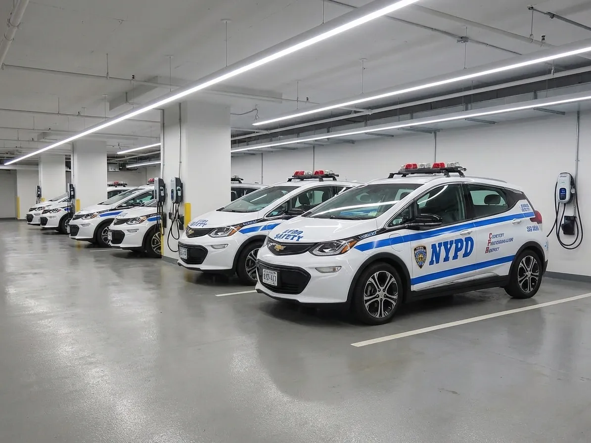 Electric vehicle in professional fleet service demonstrating safety reliability