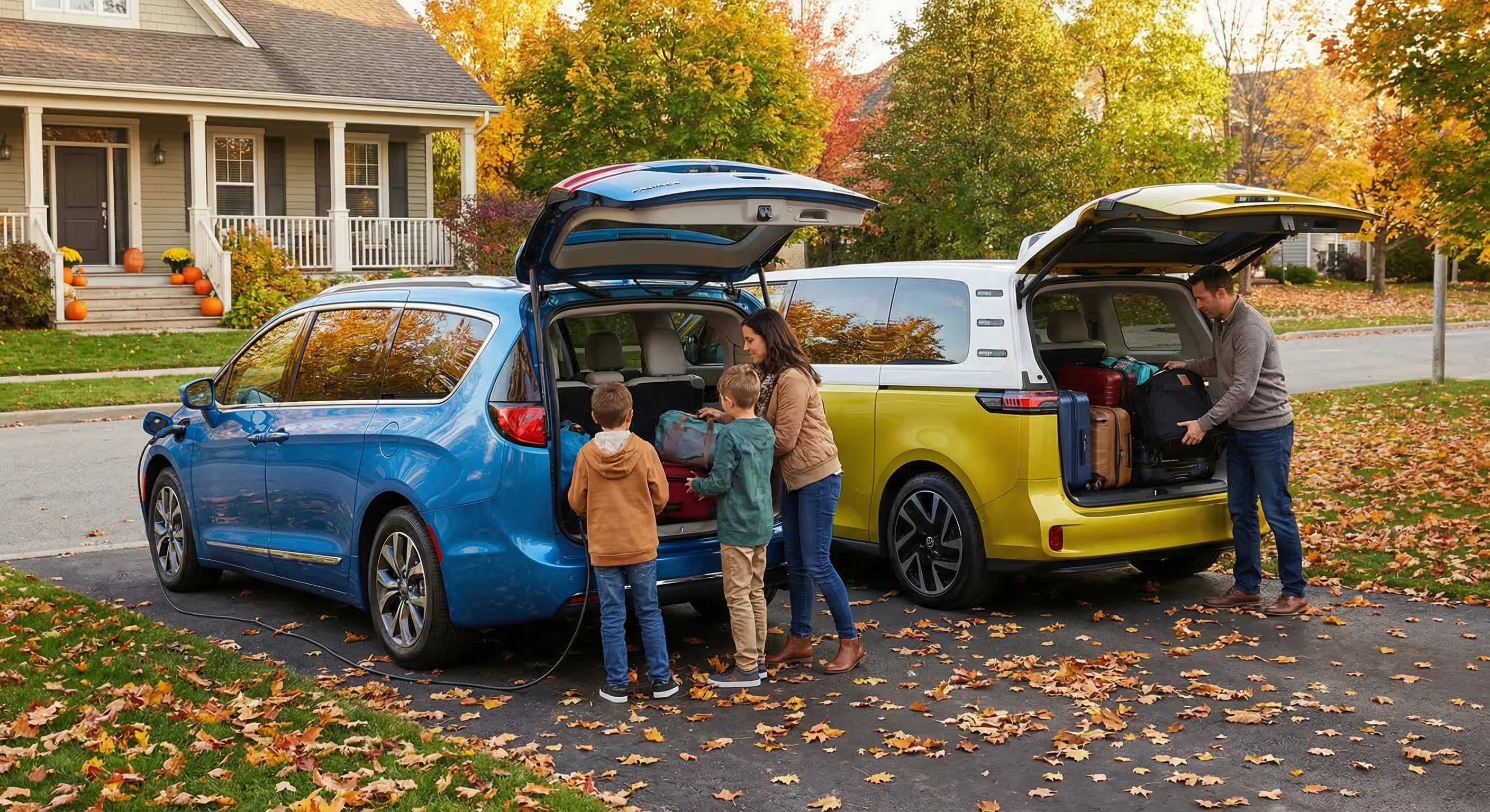 Chrysler Pacifica PHEV vs VW ID. Buzz in Canada