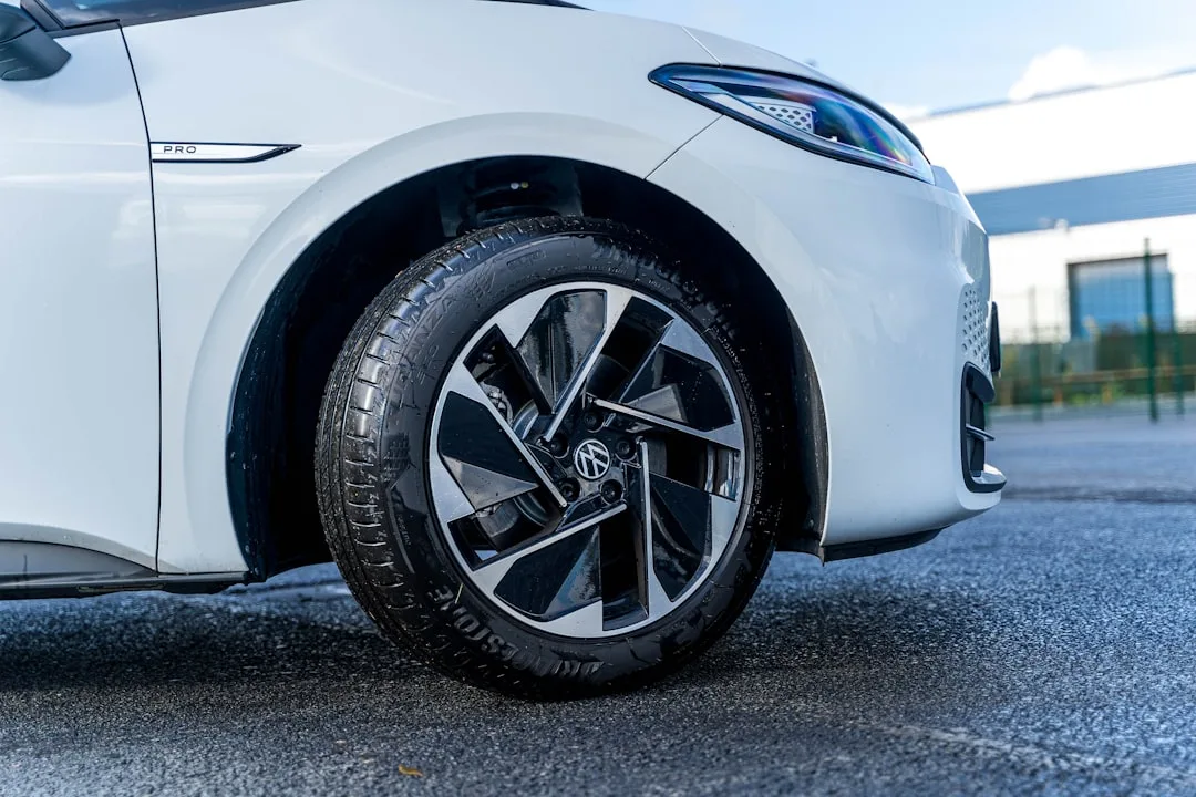 EV tire tread wear comparison showing accelerated degradation from electric vehicle torque and weight