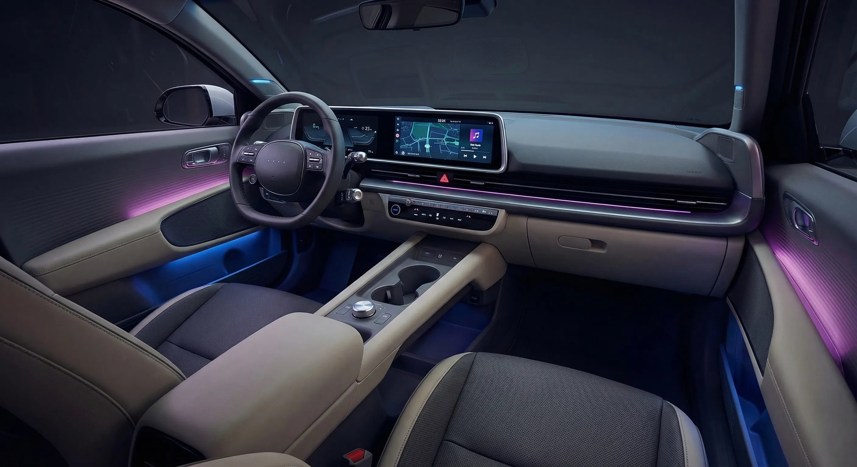 Hyundai Ioniq 6 Canada Review interior dashboard and touchscreen