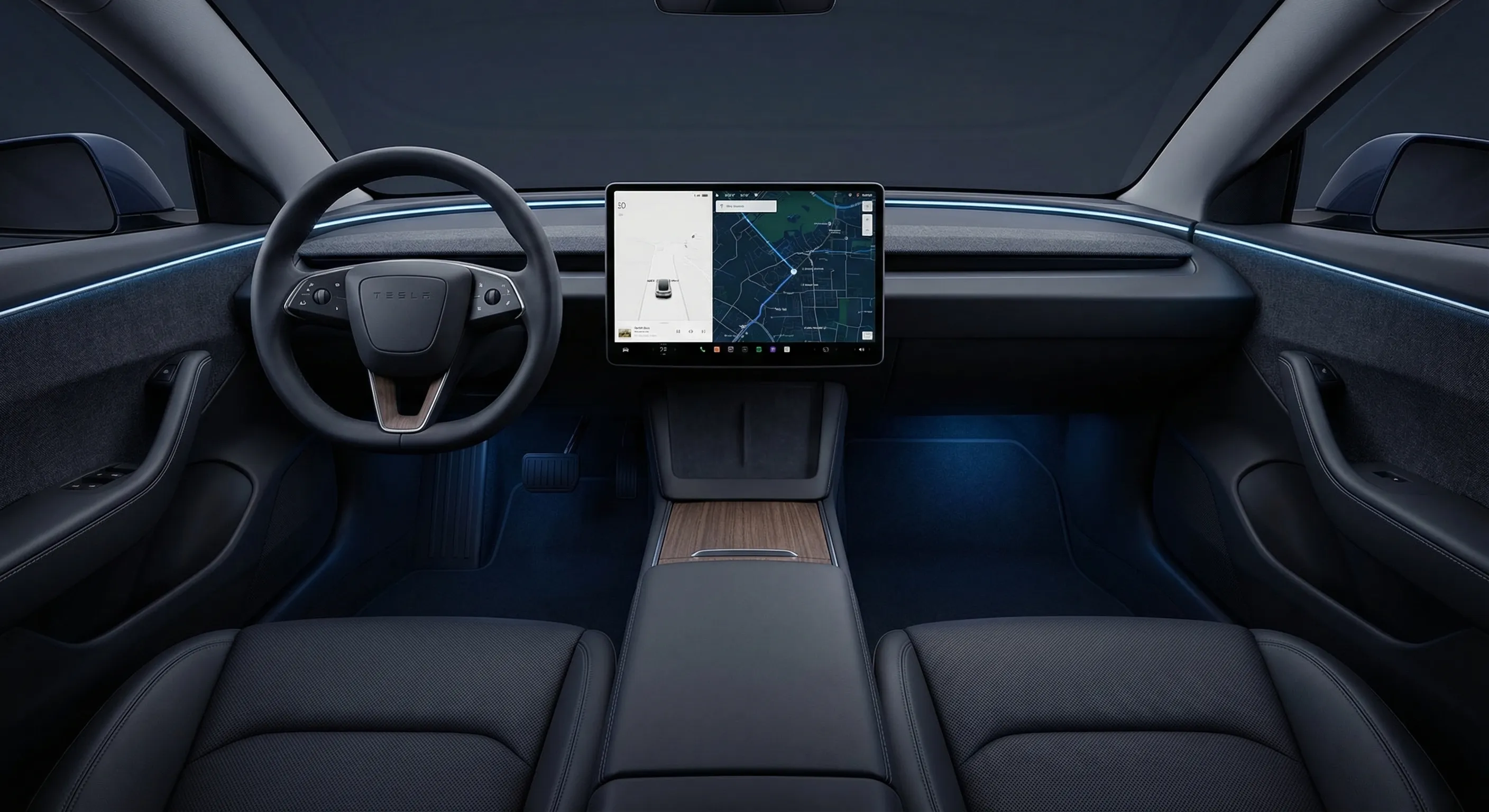 Tesla Model 3 Highland Canada Review interior dashboard and touchscreen