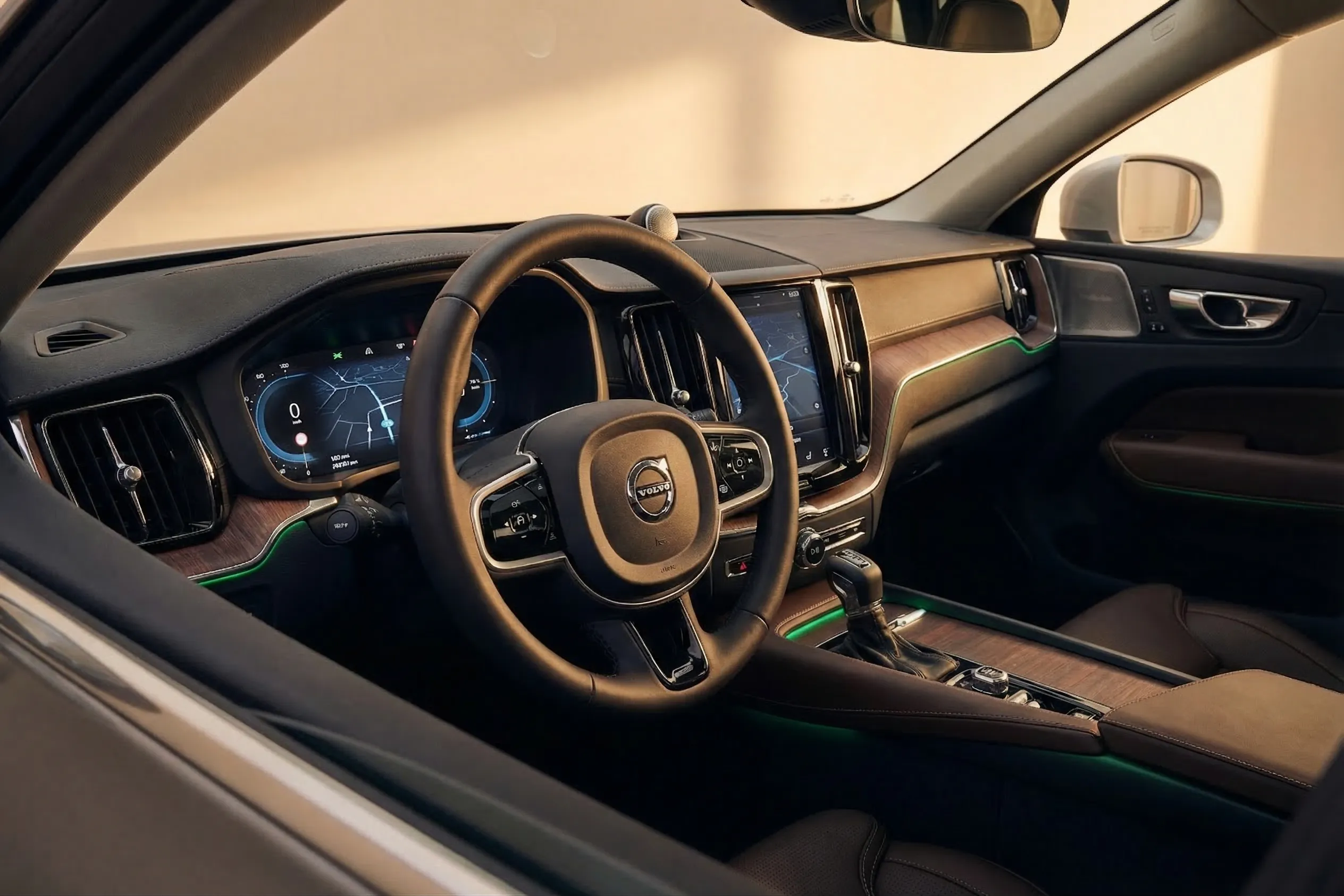 Volvo EX30 interior dashboard showing minimalist centre screen design