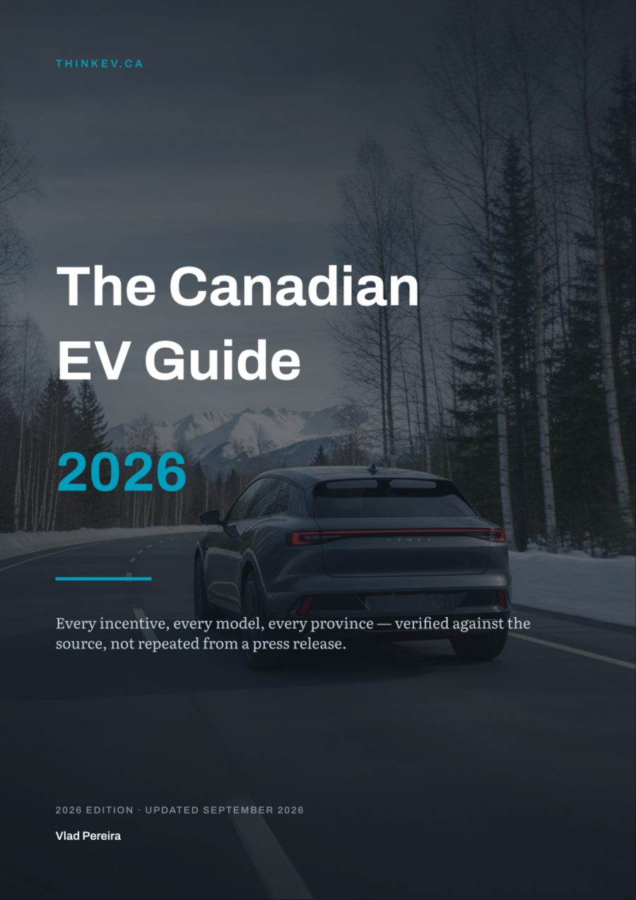 The Canadian EV Guide 2026 — cover